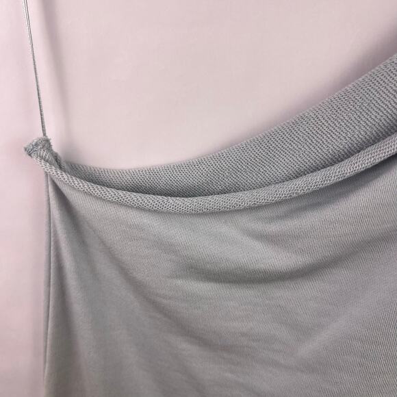 CAMI NYC Beck Top, Glacier Blue, 100% Cotton, One Shoulder Puff Sleeve - Picture 8 of 10